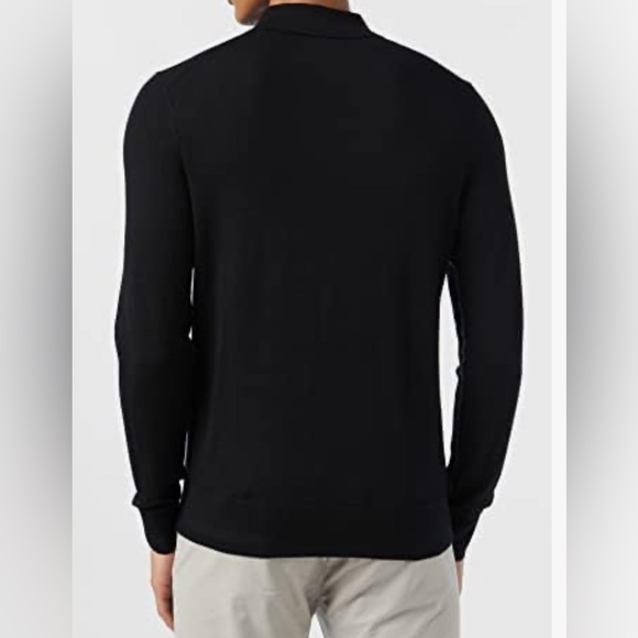 Ted Baker Mmk-Wembley-core Ls Men's Polo Wool Sweater - Picture 3 of 9